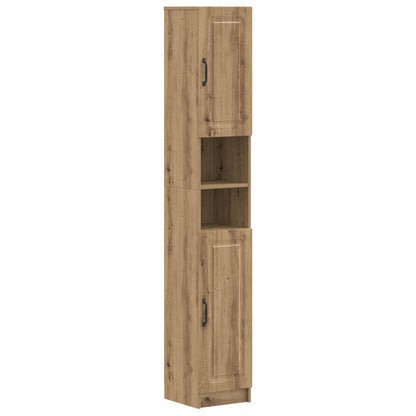 Set di Mobili da Bagno da 4 Pezzi UTRECHT Rovere Artigianale | homemem39
