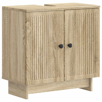 Set di armadietti da bagno in 3 pezzi EDE Rovere Sonoma