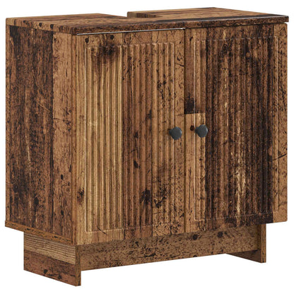 Set di armadietti da bagno in 3 pezzi EDE Legno antico