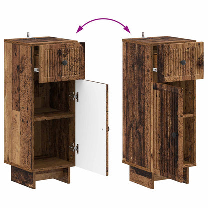 Set di armadietti da bagno in 3 pezzi EDE Legno antico