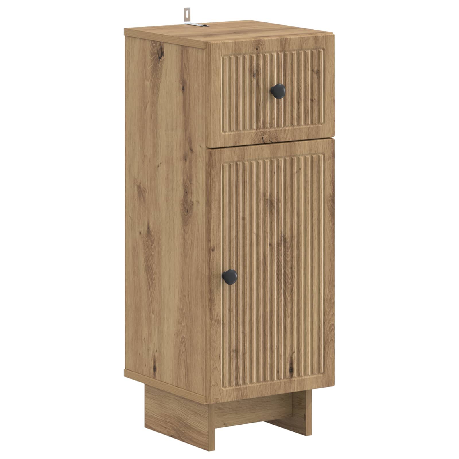 Set di Armadi da Bagno da 2 Pezzi EDE Rovere Artigianale | homemem39