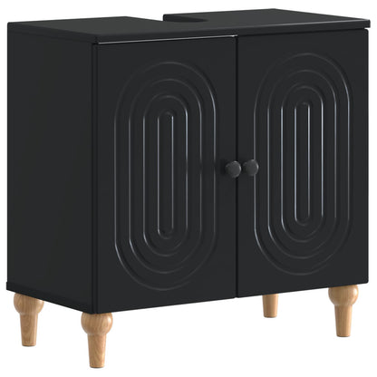 Set di Armadi da Bagno da 2 Pezzi ALKMAAR Nero | homemem39