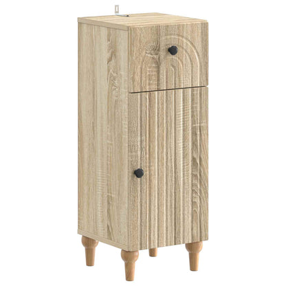 Set di Armadi da Bagno da 2 Pezzi ALKMAAR Rovere Sonoma