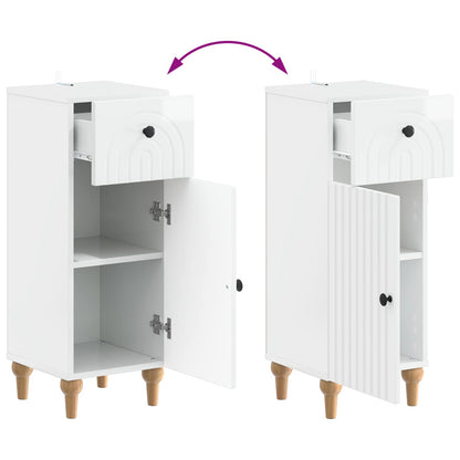 Set di armadietti da bagno in 3 pezzi ALKMAAR Bianco Lucido
