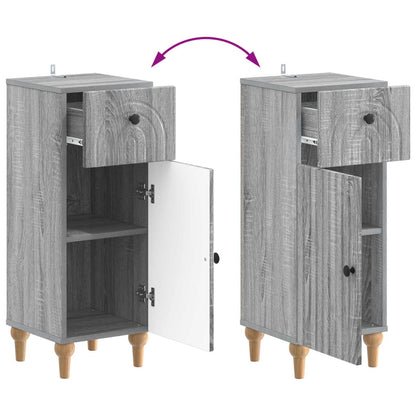 Set di Armadi da Bagno da 2 Pezzi ALKMAAR Sonoma grigio | homemem39