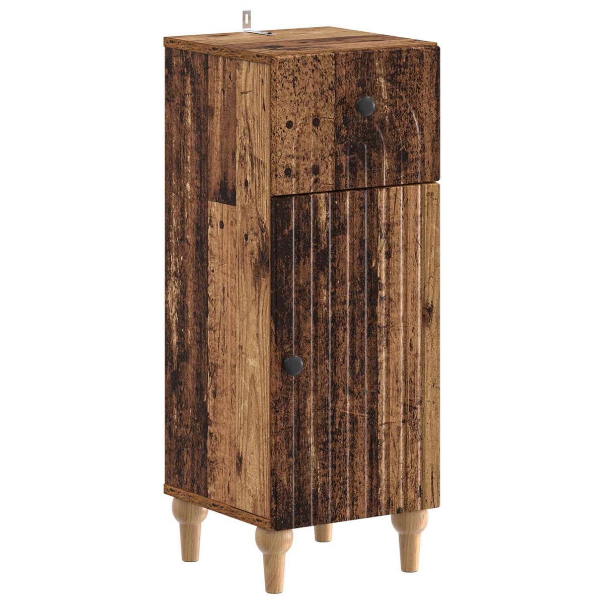 Set di armadietti da bagno in 3 pezzi ALKMAAR Legno antico