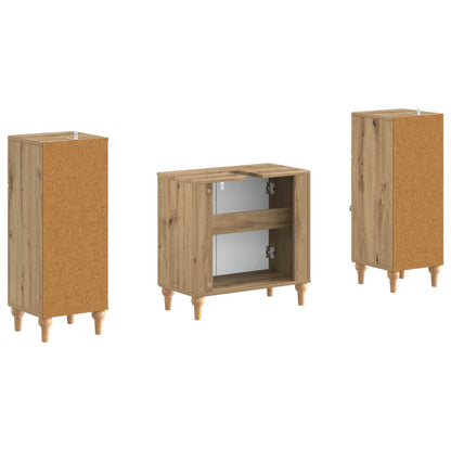 Set di armadietti da bagno in 3 pezzi ALKMAAR