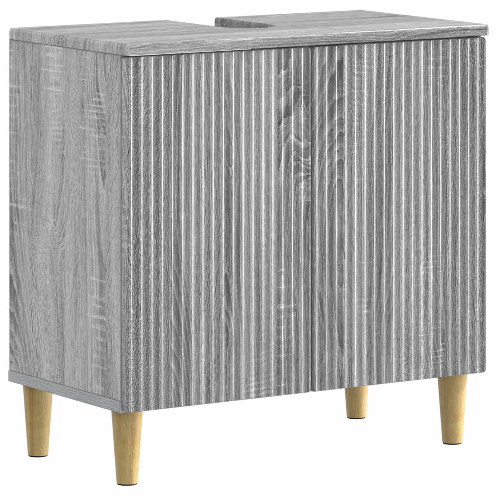 Set di Armadi da Bagno da 2 Pezzi ARNHEM Sonoma grigio | homemem39