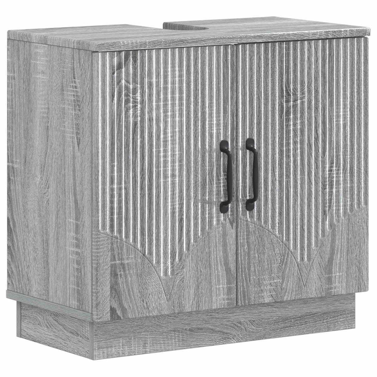Set di armadietti da bagno in 3 pezzi HOORN Sonoma grigio