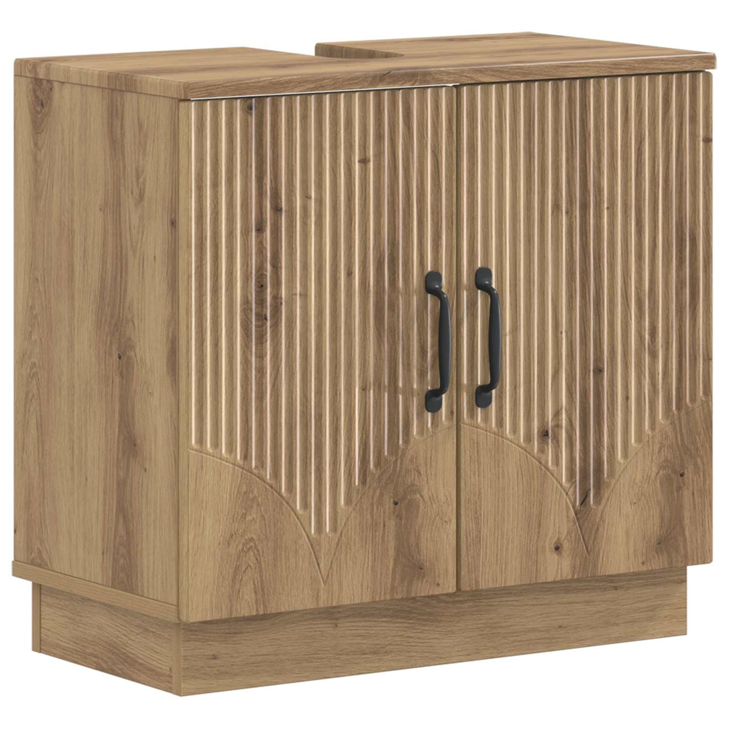 Set di Armadi da Bagno da 2 Pezzi HOORN Rovere Artigianale | homemem39