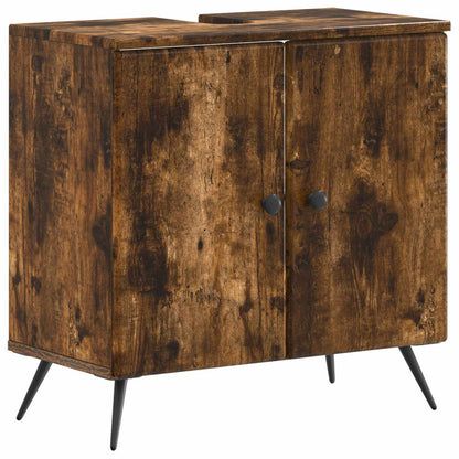 Set di armadietti da bagno in 3 pezzi BREDA Rovere Fumo