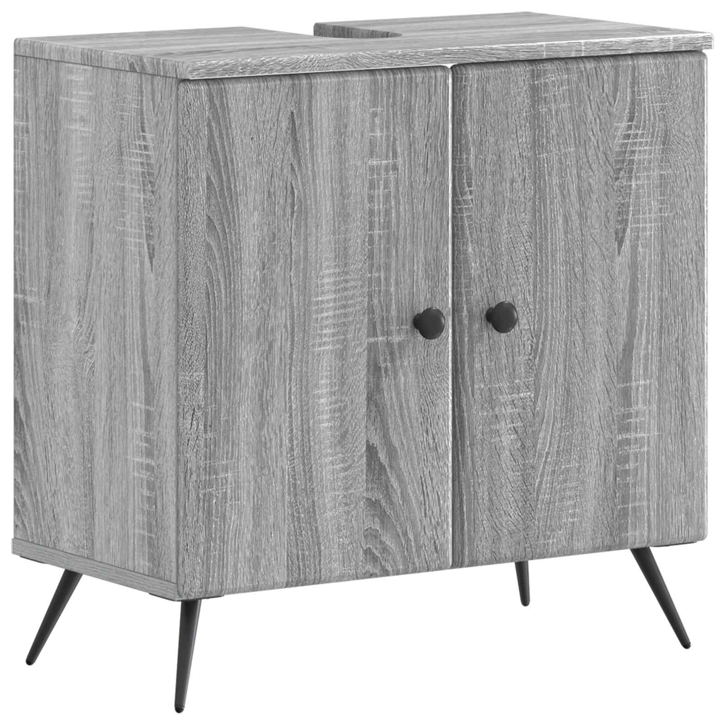 Set di Armadi da Bagno da 2 Pezzi BREDA Sonoma grigio