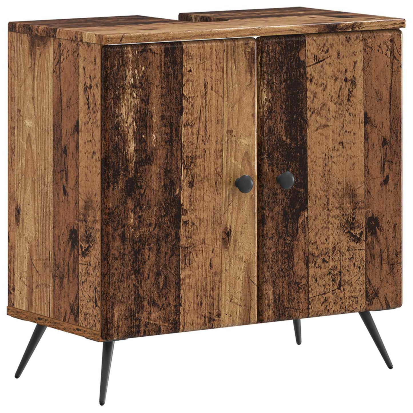 Set di Armadi da Bagno da 2 Pezzi BREDA Legno antico | homemem39