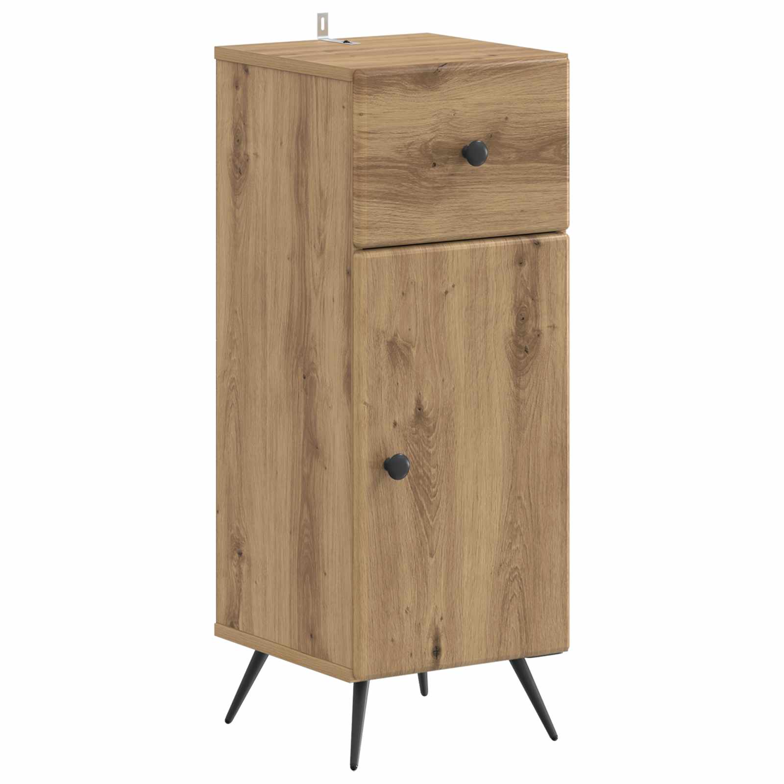 Set di Armadi da Bagno da 2 Pezzi BREDA Rovere Artigianale | homemem39