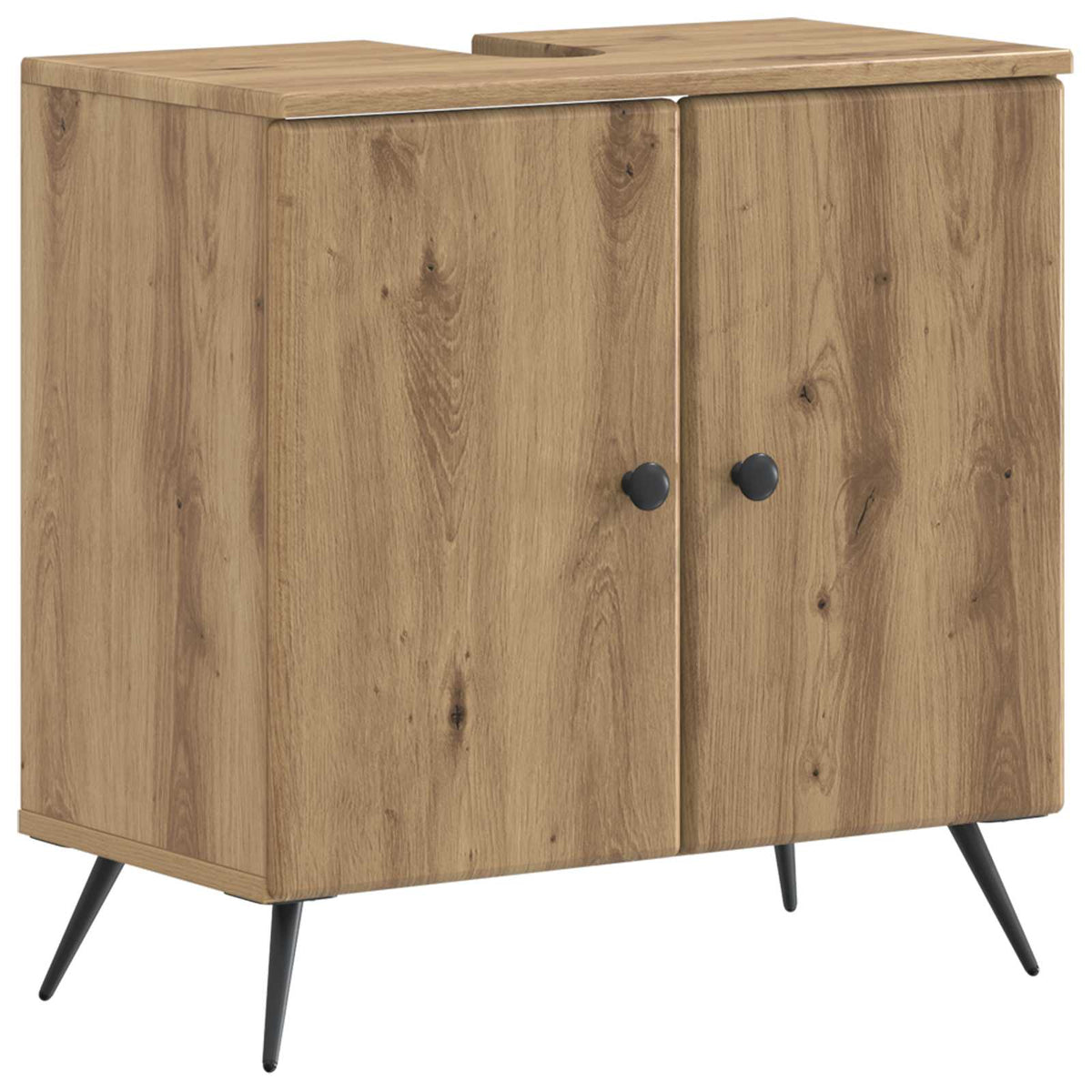 Set di armadietti da bagno in 3 pezzi BREDA Rovere Artigianale