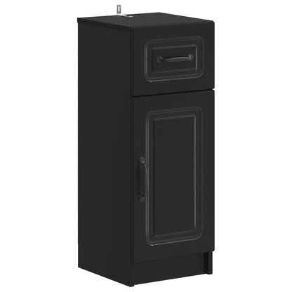Set di armadietti da bagno in 3 pezzi UTRECHT Nero