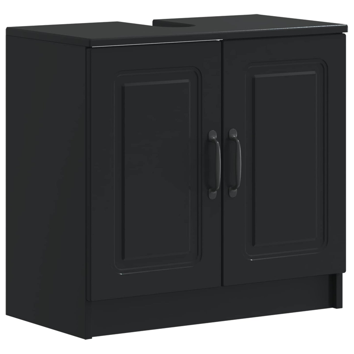Set di Armadi da Bagno da 2 Pezzi UTRECHT Nero | homemem39