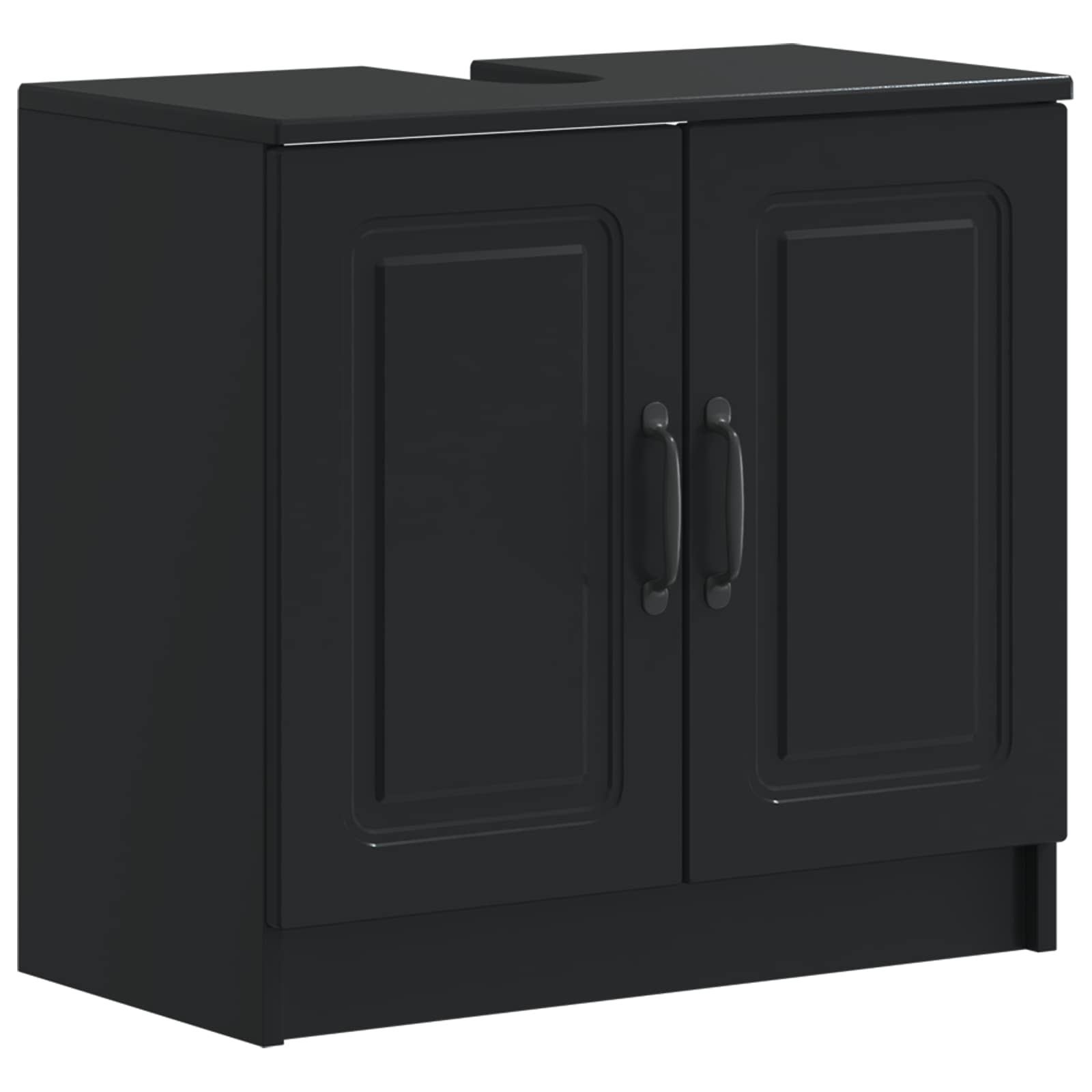 Set di Armadi da Bagno da 2 Pezzi UTRECHT Nero | homemem39