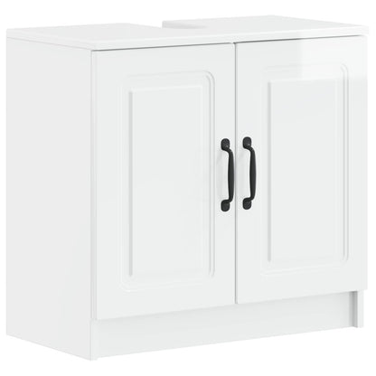 Set di armadietti da bagno in 3 pezzi UTRECHT Bianco Lucido