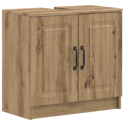 Set di Armadi da Bagno da 2 Pezzi UTRECHT Rovere Artigianale | homemem39