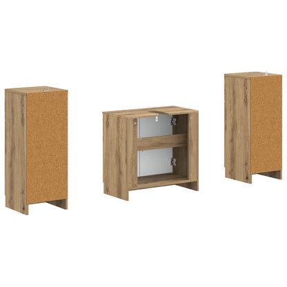 Set di armadietti da bagno in 3 pezzi UTRECHT