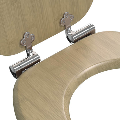Sedile per toilette con chiusura morbida Colore bamboo chiaro | homemem39