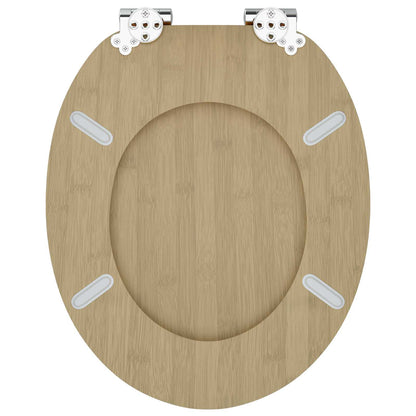 Sedile per toilette con chiusura morbida Colore bamboo chiaro | homemem39