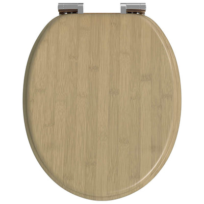Sedile per toilette con chiusura morbida Colore bamboo chiaro | homemem39