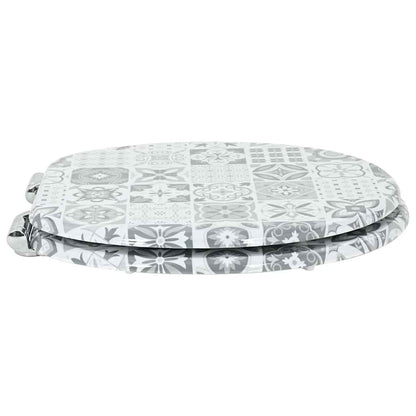 Sedile per toilette con chiusura morbida 44 x 38 cm | homemem39
