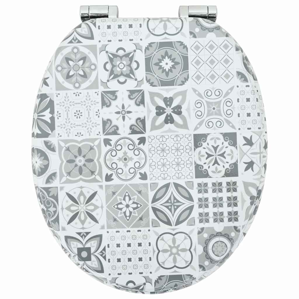 Sedile per toilette con chiusura morbida 44 x 38 cm | homemem39