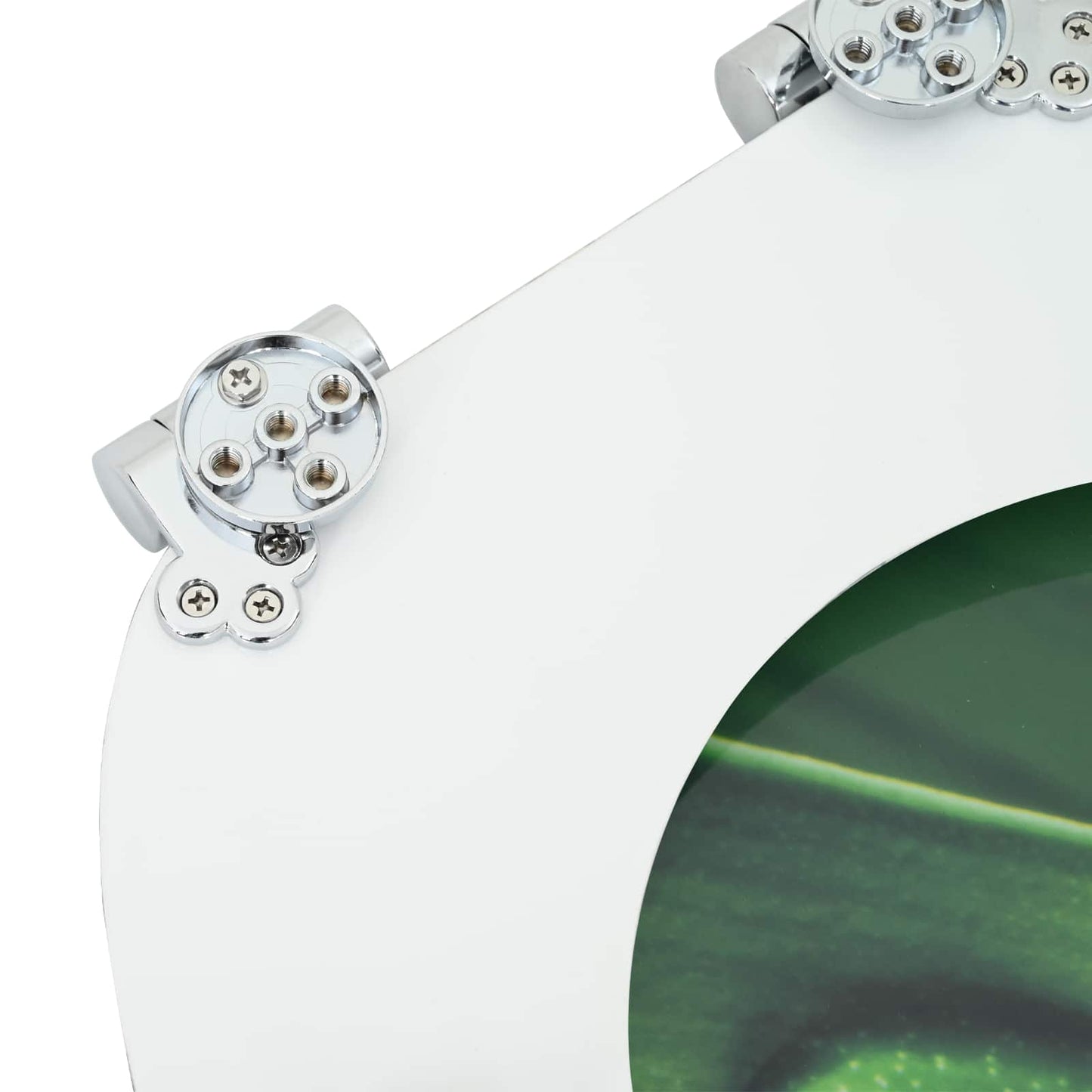 Sedile per toilette con chiusura morbida Goccia verde | homemem39