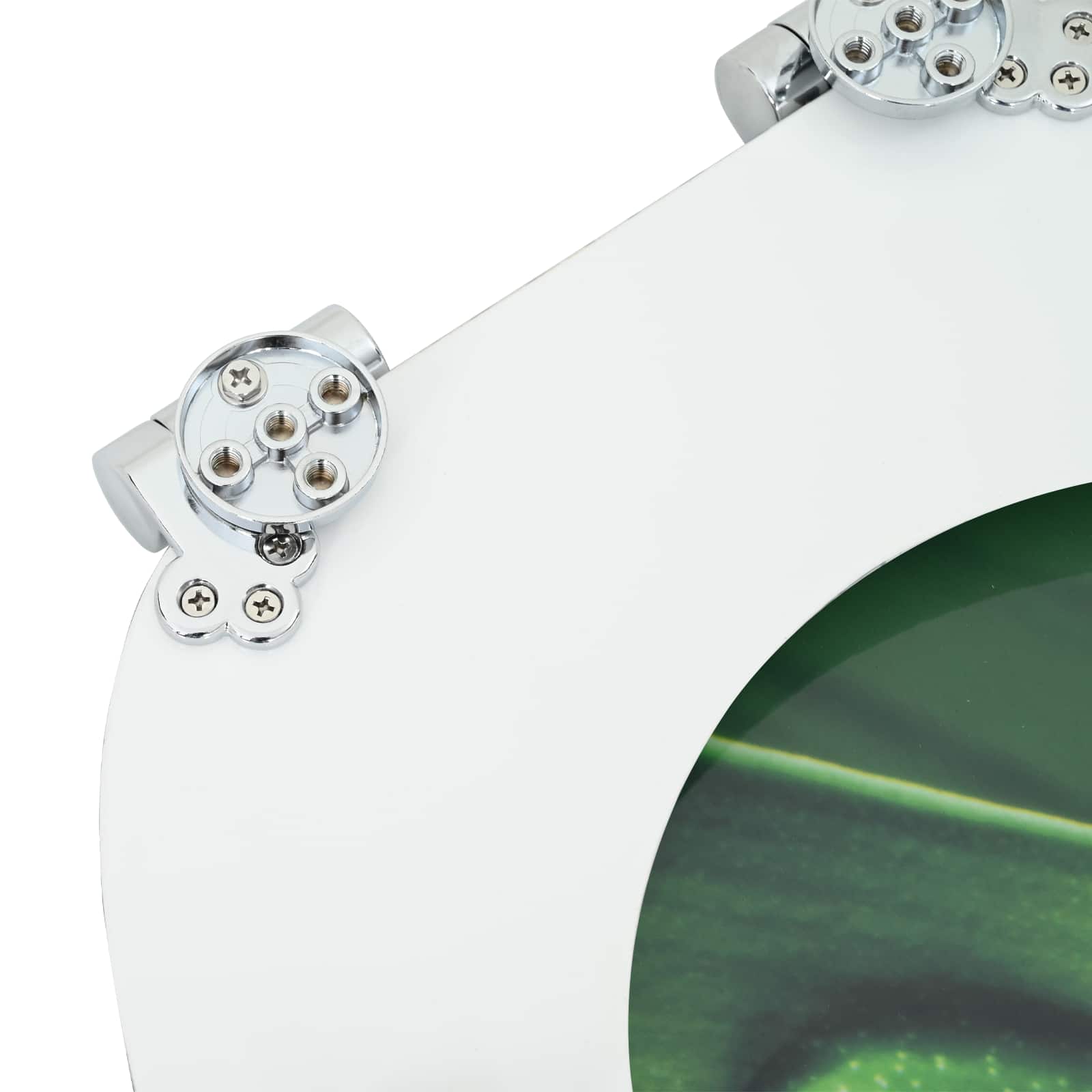 Sedile per toilette con chiusura morbida Goccia verde | homemem39