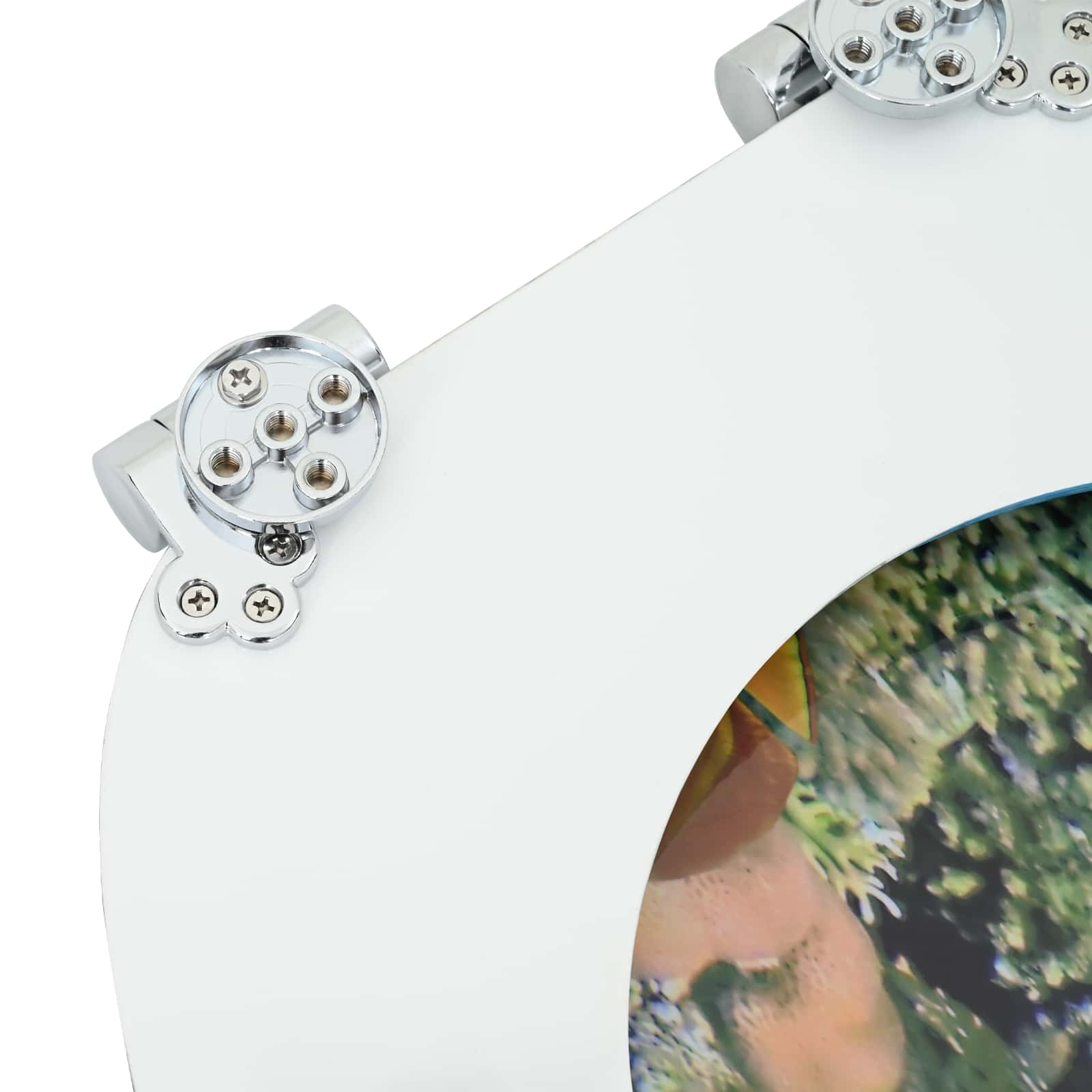 Sedile del WC Blu mare profondo 44 x 38 cm Pannello MDF - homemem39