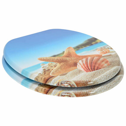 Sedile per toilette con chiusura morbida Blu Chiaro 44 x 38 cm | homemem39