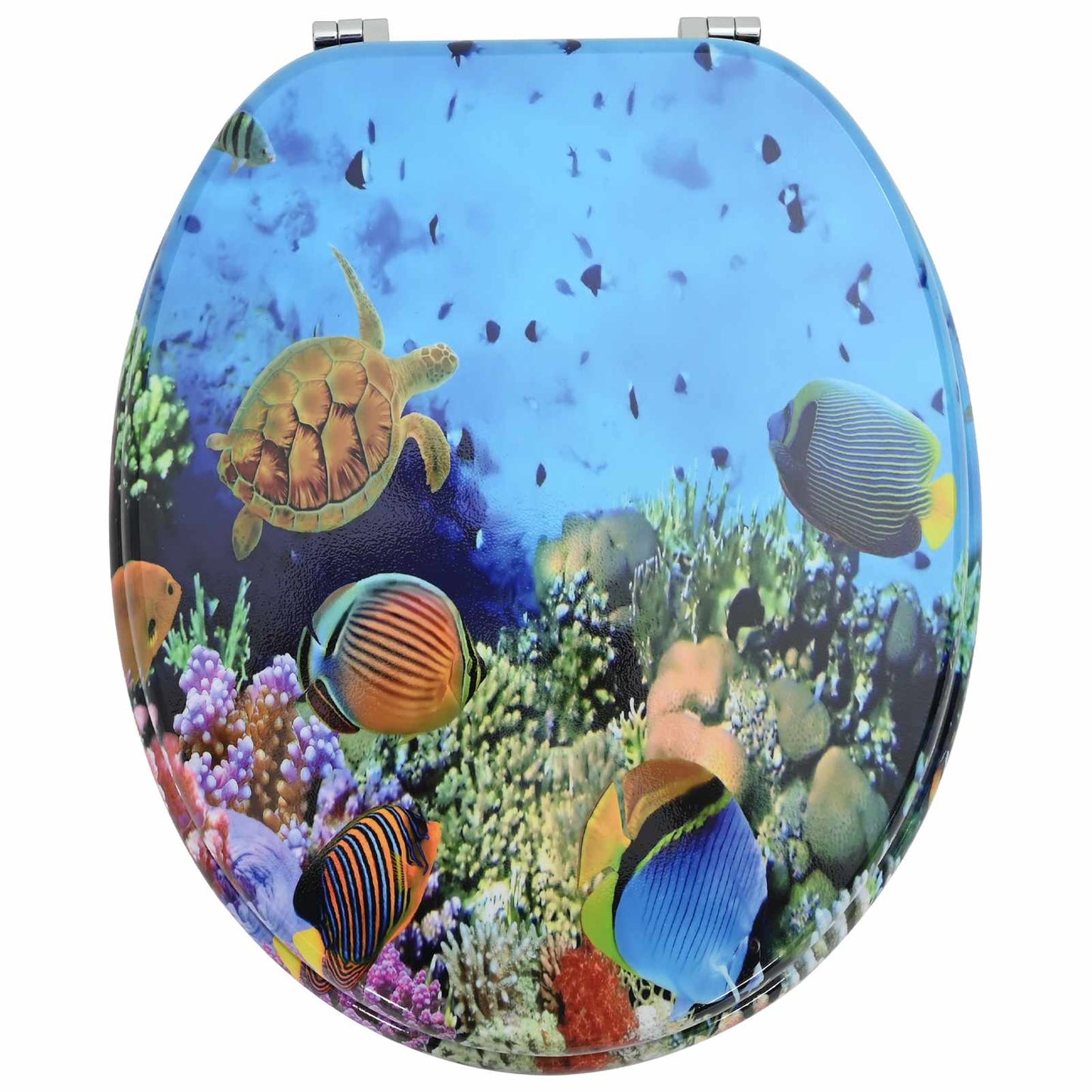 Sedile per toilette con chiusura morbida Blu mare profondo | homemem39