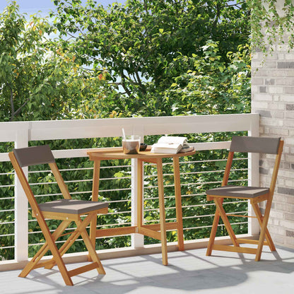 Sedie Bistro da Giardino 2 pcs Grigio scuro 40 x 53 x 80 cm | homemem39