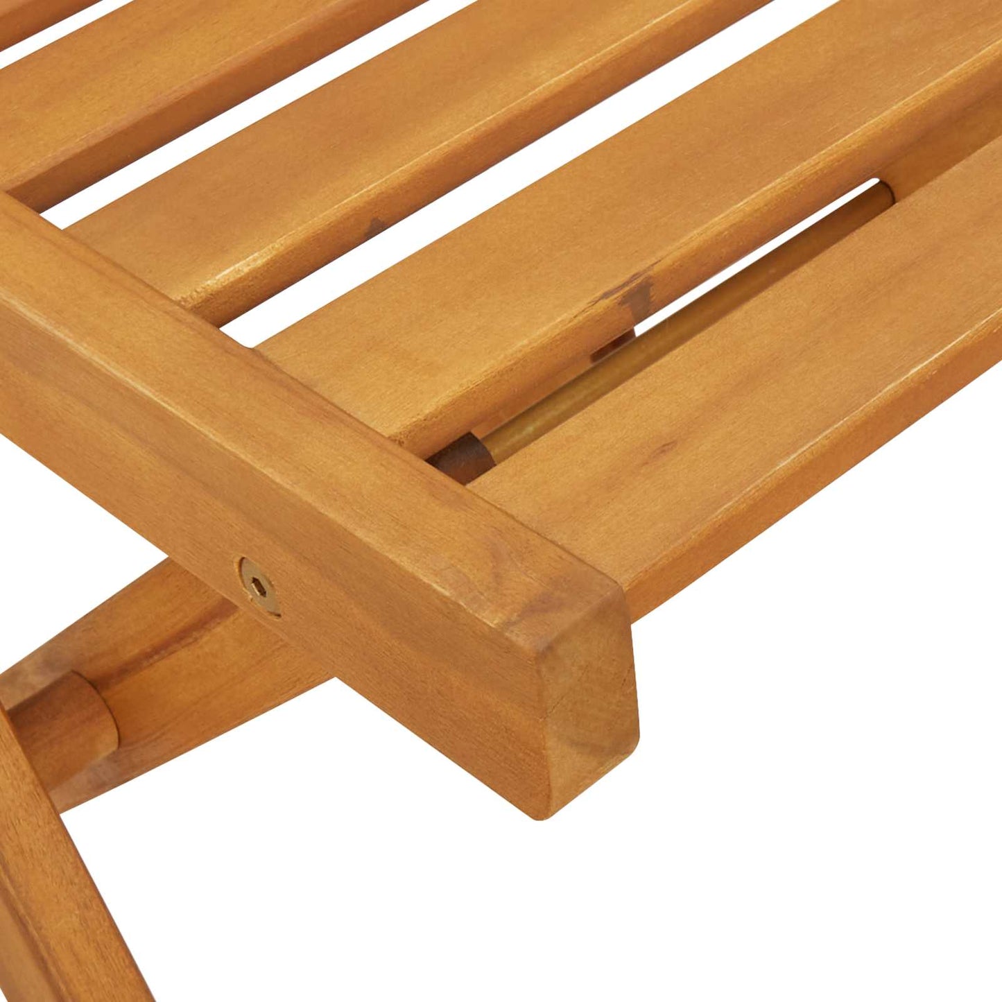 Sedie da giardino pieghevoli 4 pcs Naturale 40 x 53 x 80 cm | homemem39
