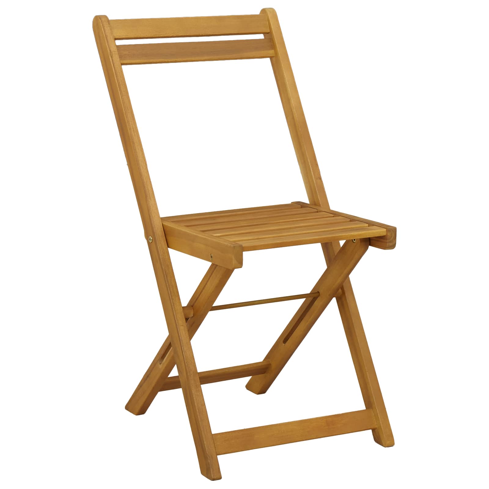 Sedie da giardino pieghevoli 4 pcs Naturale 40 x 53 x 80 cm | homemem39