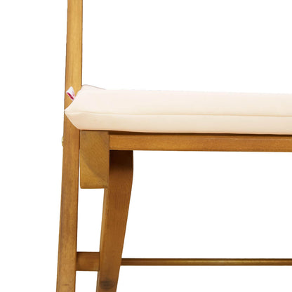 Sedie Bistro da Giardino 4 pcs Bianco Crema 40 x 53 x 80 cm | homemem39