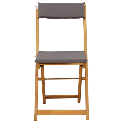 Sedie Bistro da Giardino 4 pcs Grigio Scuro 40 x 53 x 80 cm | homemem39