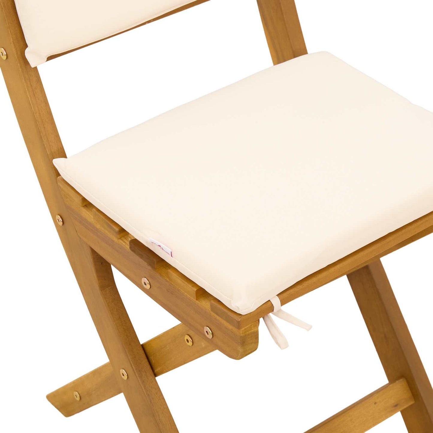 Sedie Bistro da Giardino 2 pcs Bianco Crema 38 x 46 x 85 cm | homemem39