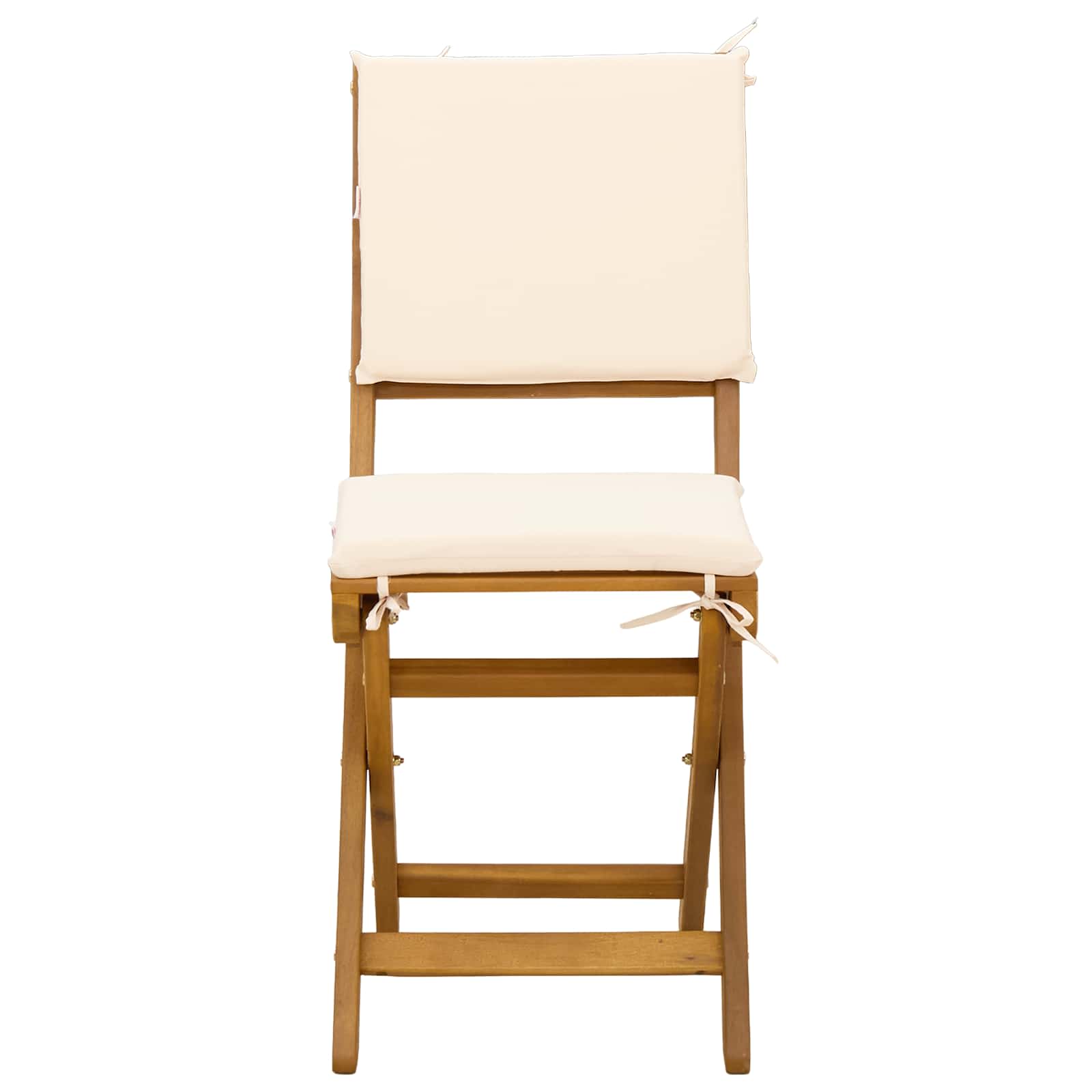 Sedie Bistro da Giardino 2 pcs Bianco Crema 38 x 46 x 85 cm | homemem39