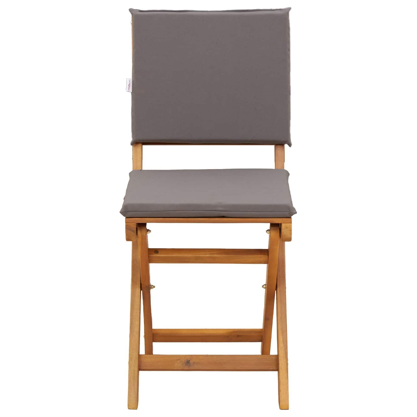 Sedie Bistro da Giardino 2 pcs Grigio Scuro 38 x 46 x 85 cm | homemem39