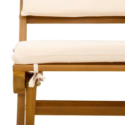 Sedie Bistro da Giardino 4 pcs Bianco Crema 38 x 46 x 85 cm | homemem39