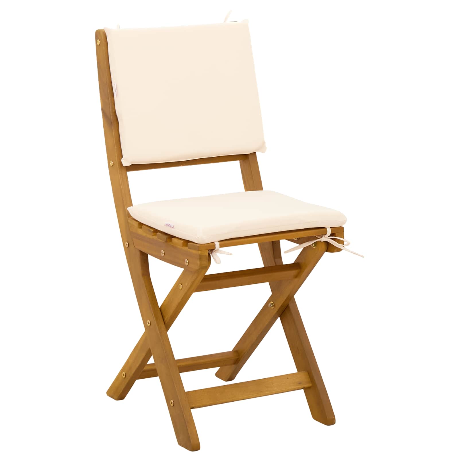Sedie Bistro da Giardino 4 pcs Bianco Crema 38 x 46 x 85 cm | homemem39