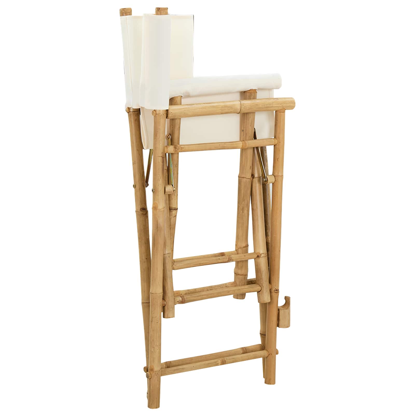 Sedia Direttore Pieghevole 2 pcs Naturale 58 x 48 x 115 cm | homemem39
