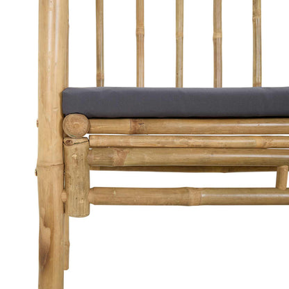Arco da Giardino con Panchina Grigio Scuro 115 x 50 x 205 cm | homemem39