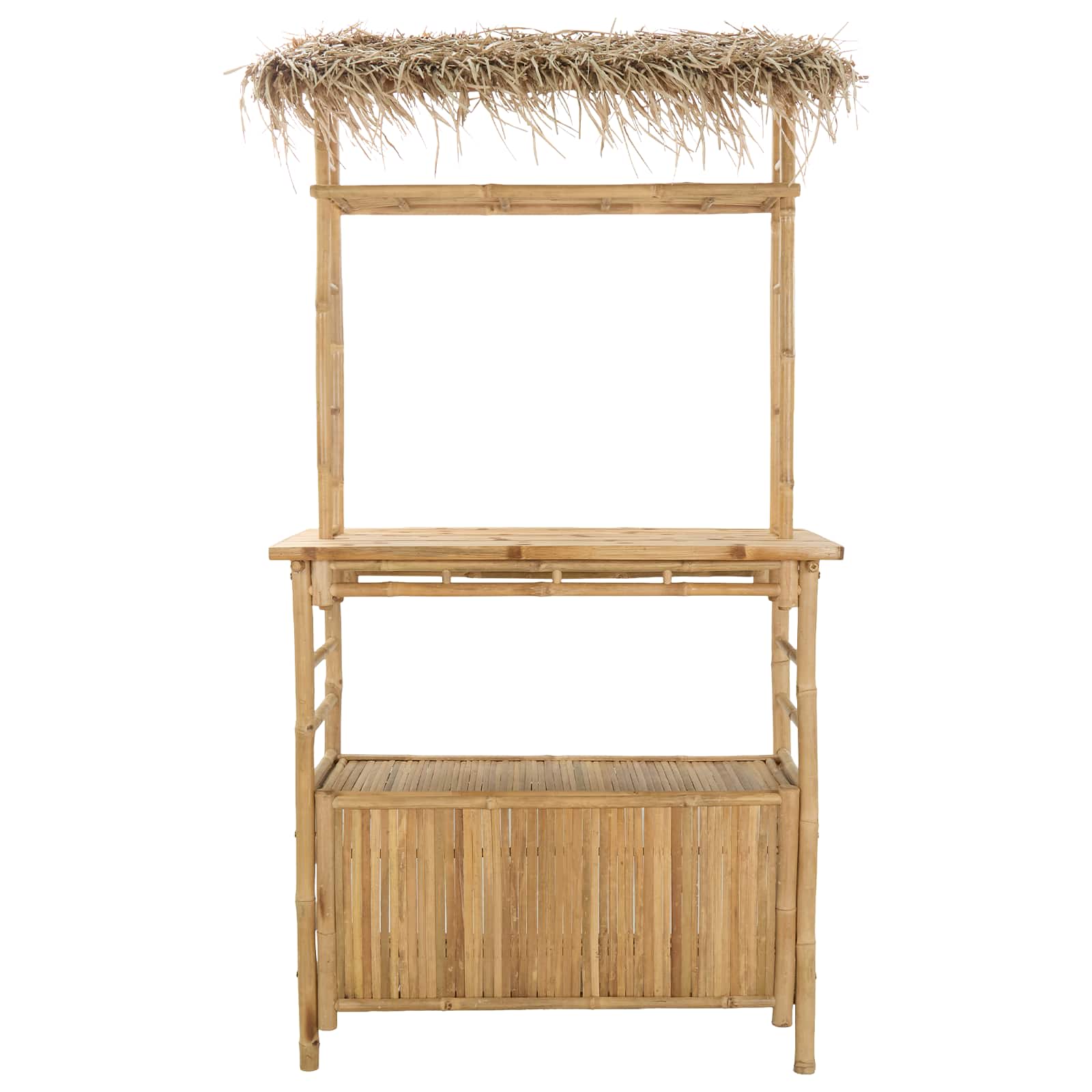 Tavolo da bar da esterno Naturale 110 x 50 x 209 cm Bambù | homemem39