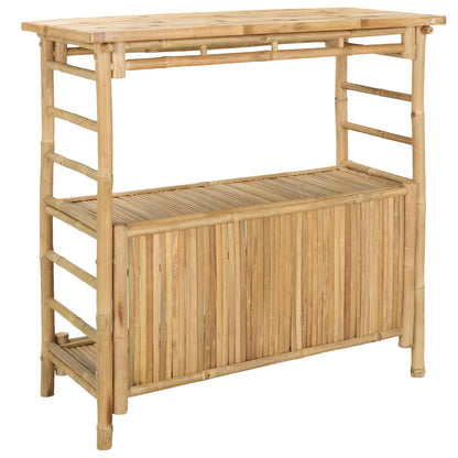 Tavolo da bar da esterno Naturale 110 x 50 x 105 cm Bambù