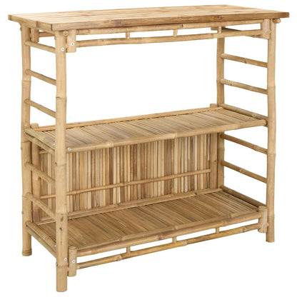 Tavolo da bar da esterno Naturale 110 x 50 x 105 cm Bambù